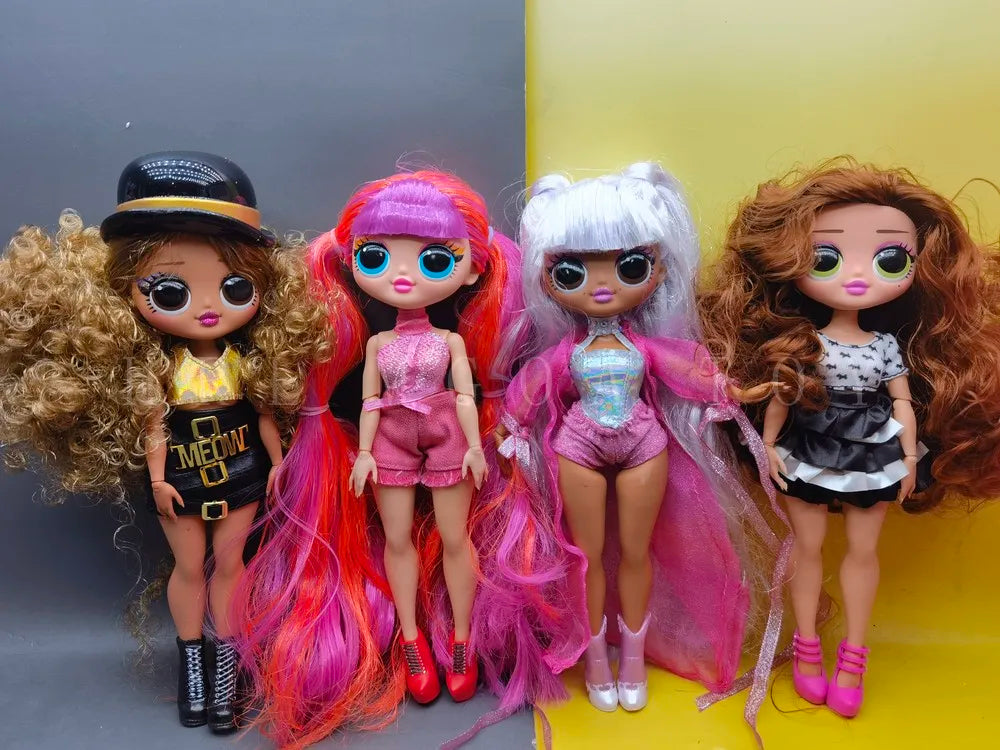 Original 24cm OMG multi-style big sister fashion dressup girl DIY holiday gift doll toy