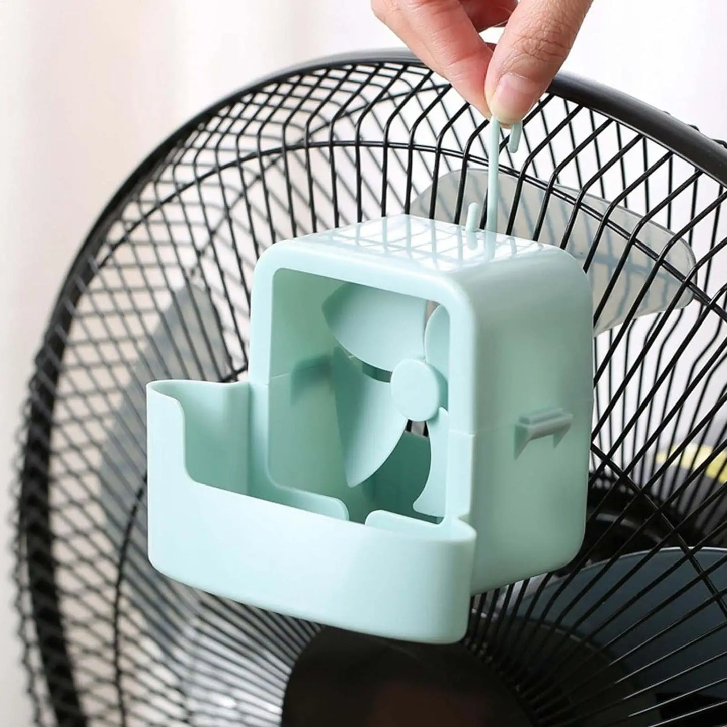 Portable Air Cooler for Summer Desk Clip-On Ice Cooling Fan, Outdoor Camping Essentials, Personal Evaporative Air Conditioner
