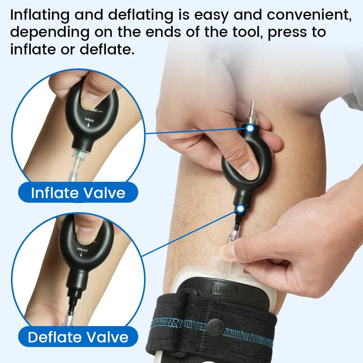VELPEAU Ankle Brace Support for Ligament Injury and Tendonitis Surgery, Stirrup Ankle Splint Stabilizer with Foam & Gel Pad