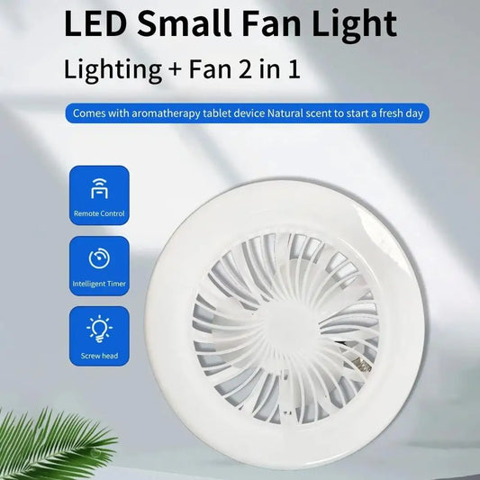 Smart Ceiling Fan Fans With Lights Remote Control Bedroom Decor Ventilator Lamp Air Invisible Blades Silent