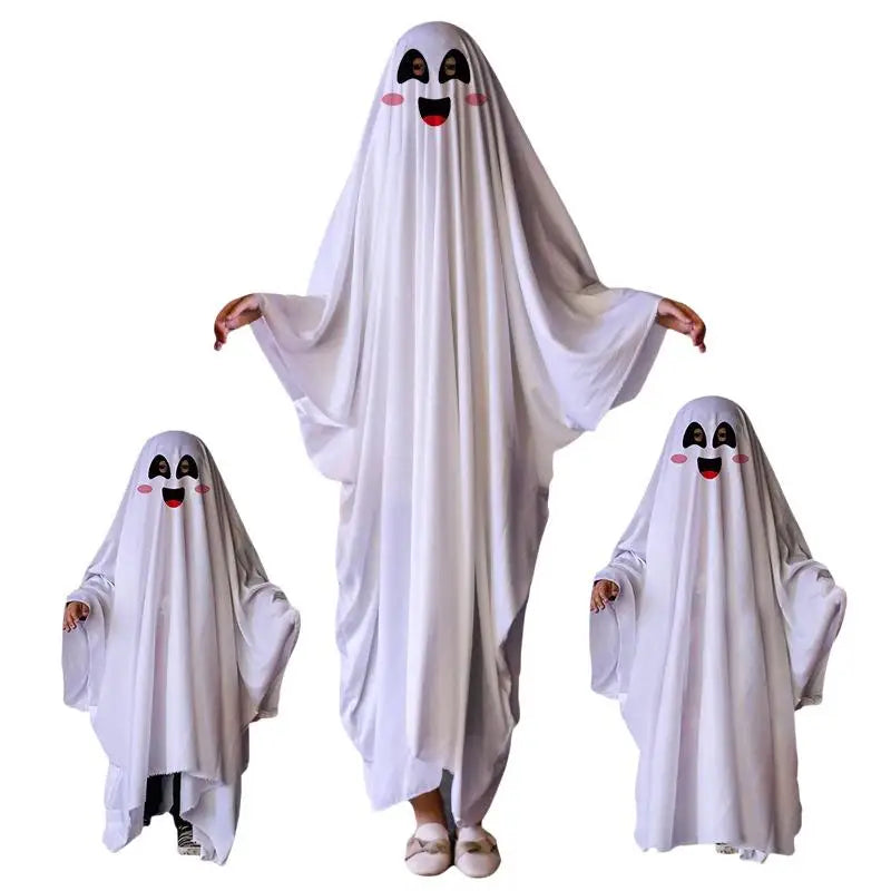 Halloween Costume Soft Breathable Fabric Easy Wear Cute Prints For Adults Kids Halloween Parties