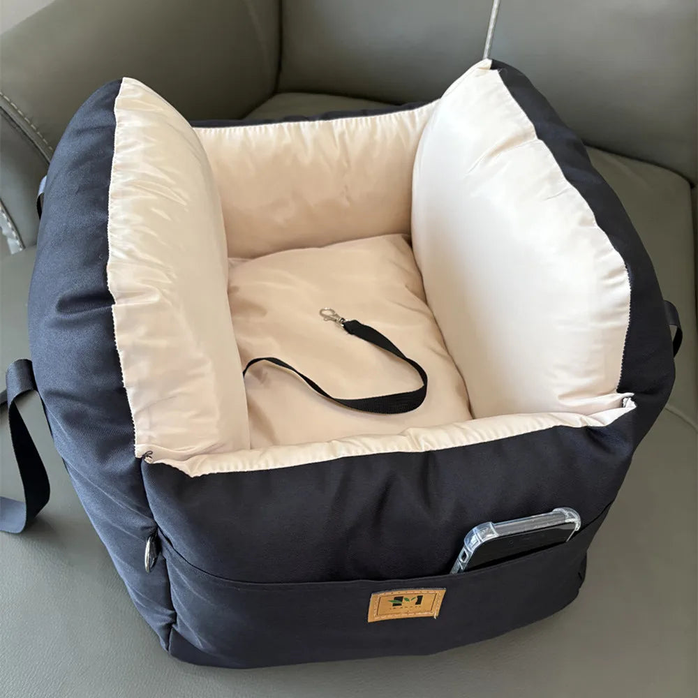 Pet Dog Car Seat Cover Safety Waterproof Puppy Nest Mat Cat Carrier Soft Comfort Travel Dog Car Seat Bed Washable Pet Carrier