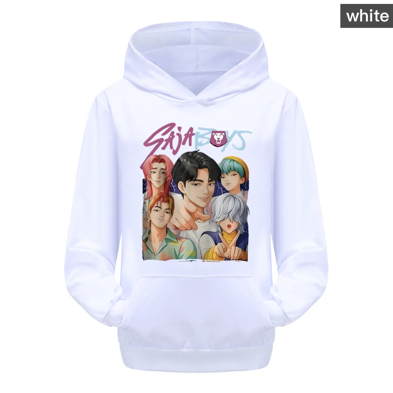 KPop Demon Hunters SAJABOYS Hoodie Kids Clothes Girls Clothing Fashion Teen Boy Clothes Spring Autumn Sweatshirt Children's Tops