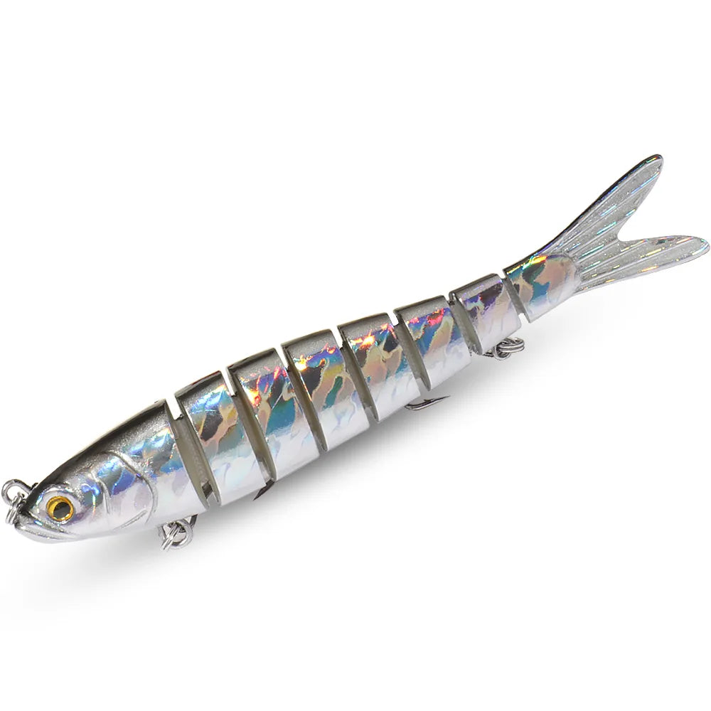 Swimbait 11g 16g 27g Joint Bait Slow Sinking Bionic Fish Swimming Pesca Bass Treble Hook Carp Fishing Tackle 8 Segment Hard Lure