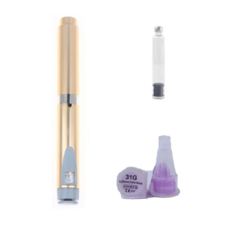 2026 Reusable  Metal Pen Adjustable Dose 3ml Aesthetic Durable Precise Lifting Filling Lacrimal Groove Pattern for Home Use