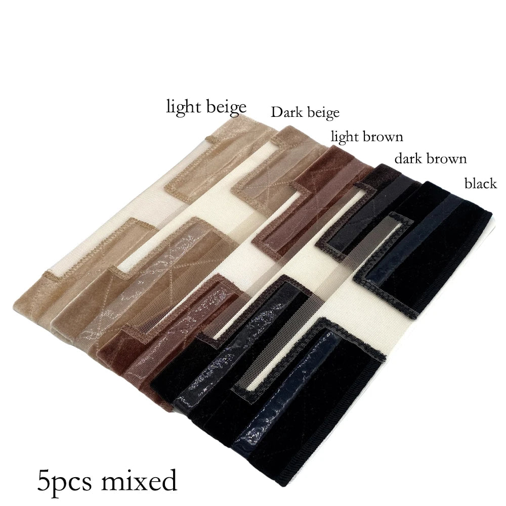 New Double-Sided Silicone Velvet Metal Buckle Anti-Slip Headband To Hold Wigs Wig Fixing Band Headband Adjustable Accessories
