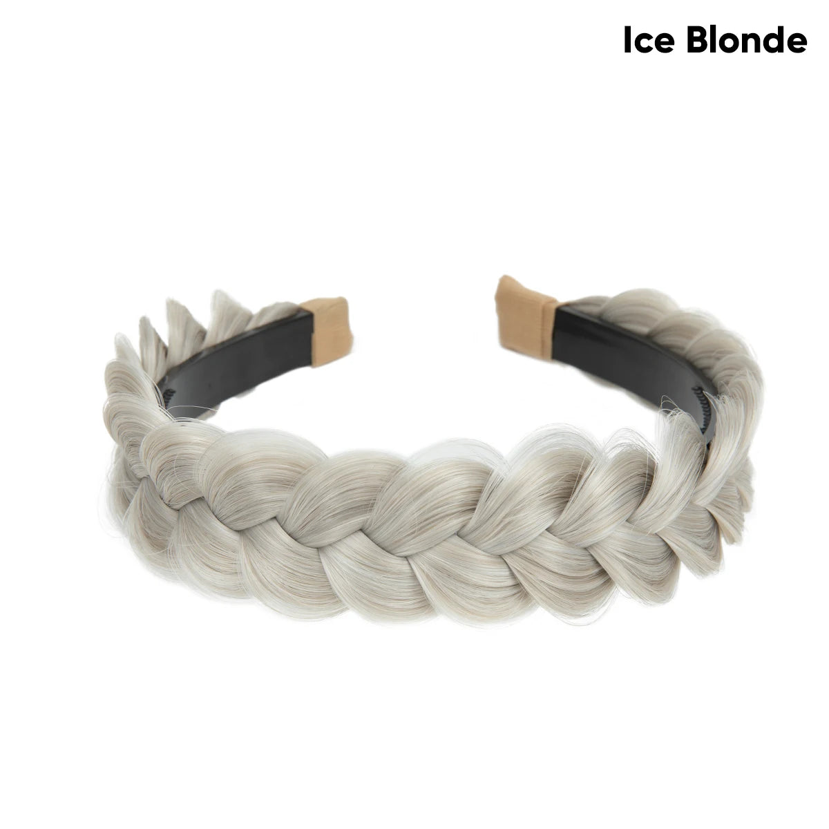 SARLA High-Quality Synthetic Fiber Braided Headband Wig, Fishtail Braid Headband, Bohemian Style Women's Hair Accessory Wig, sui