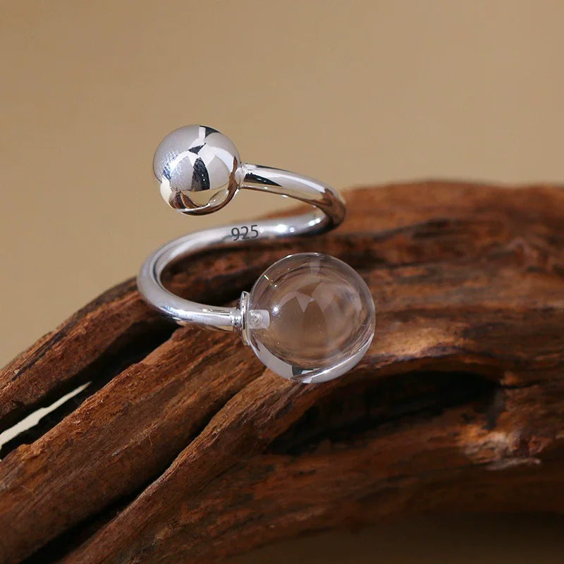 VENTFILLE 925 Sterling Silver Rings for Women Couple Blue Stone Star Jewelry  Party Birthday Gift Dropshipping Wholesale