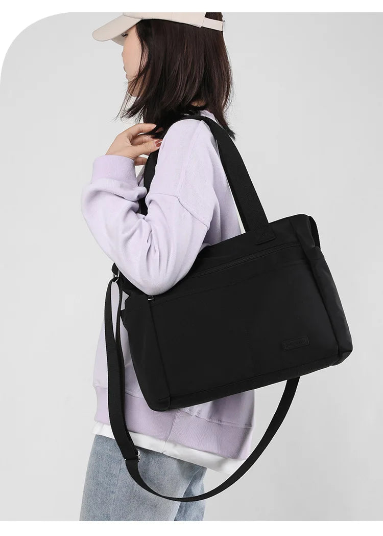 Women Bag Crossbody Nylon Large Capacity Shoulder Bag Lightweight Handbag Maternity Diaper Baby Bag For Mom Travel Dropshipping
