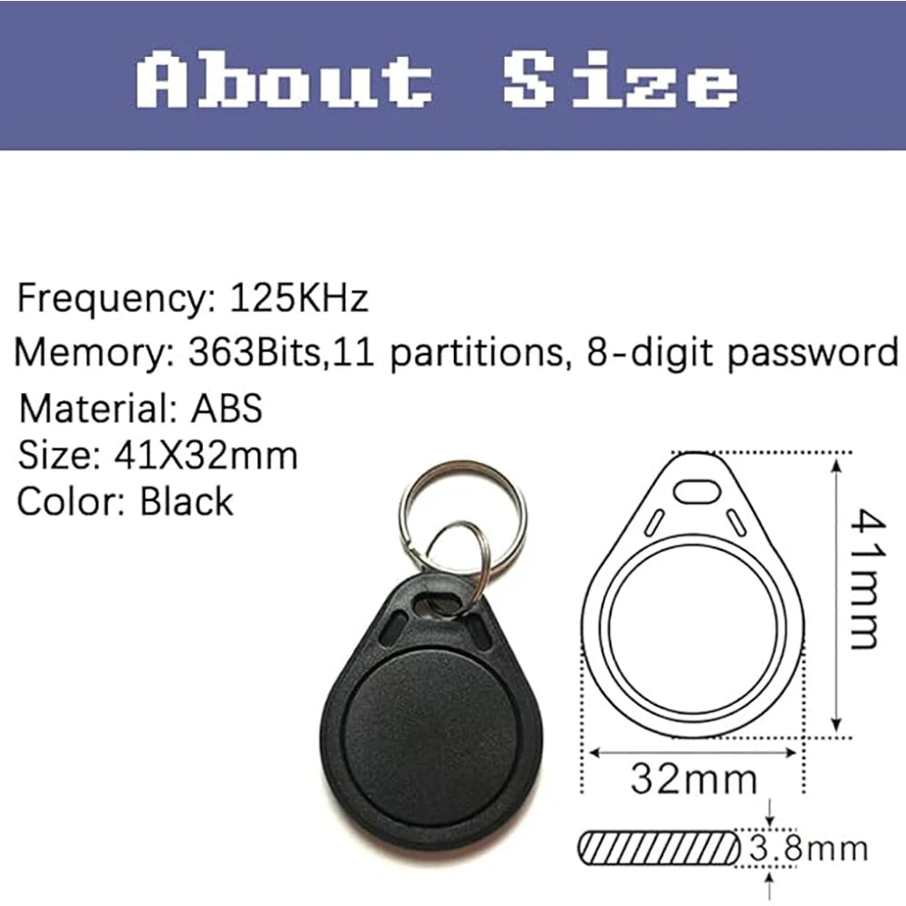 NFC tag Ntag215 black keychain rewritable NFC business card programmable 504 byte memory,compatible with Android and iPhone