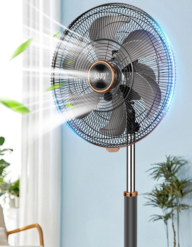 Commercial Floor-to-Ceiling Electric Fan Large Wind Industrial Moving Head Silent Remote Control fan