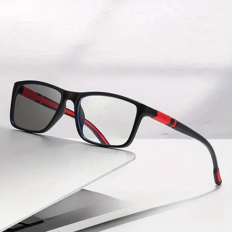 +0.5 +0.75 Photochromic Ultra Light Anti Blue Light Reading Glasses Intensity Suitable for Sports and Outdoor Activities