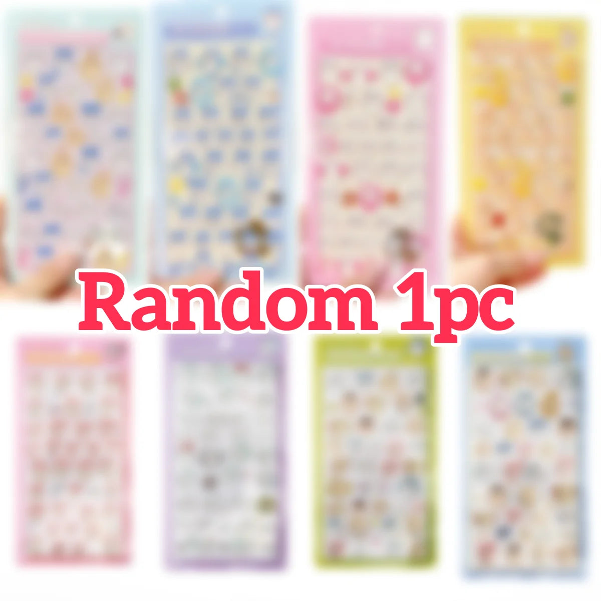 Chiikawa Cartoon 3D Sticker DIY Laptop Scrapbook Decal Aesthetic Crystal Stickers Kawaii Solid Decorative Sticker ちいかわ ボンボンシール
