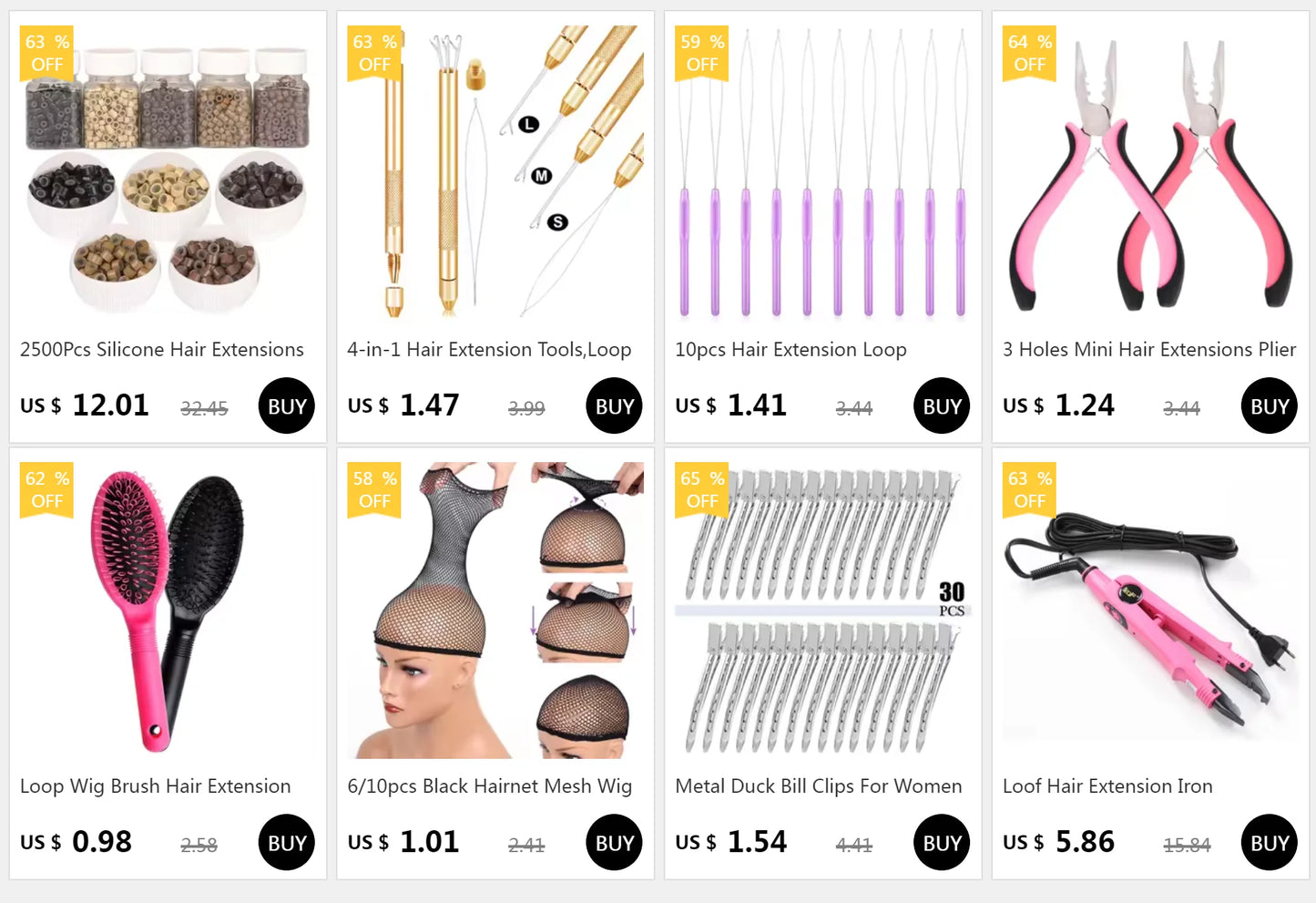 Loof Hair Extension Iron Professional Hair Styler Salon Model-Flash Keratin Bonding Tool Control/Constant Temperature EU/US Plug