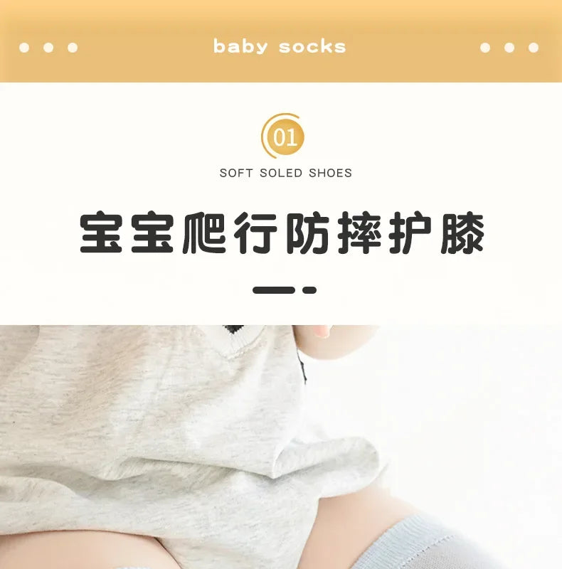 Baby Knee Pads Infants Toddlers Girls Mid Calf Length Socks Lace Kneecap Long Stockings Non Matching Socks Toddler Winter Socks