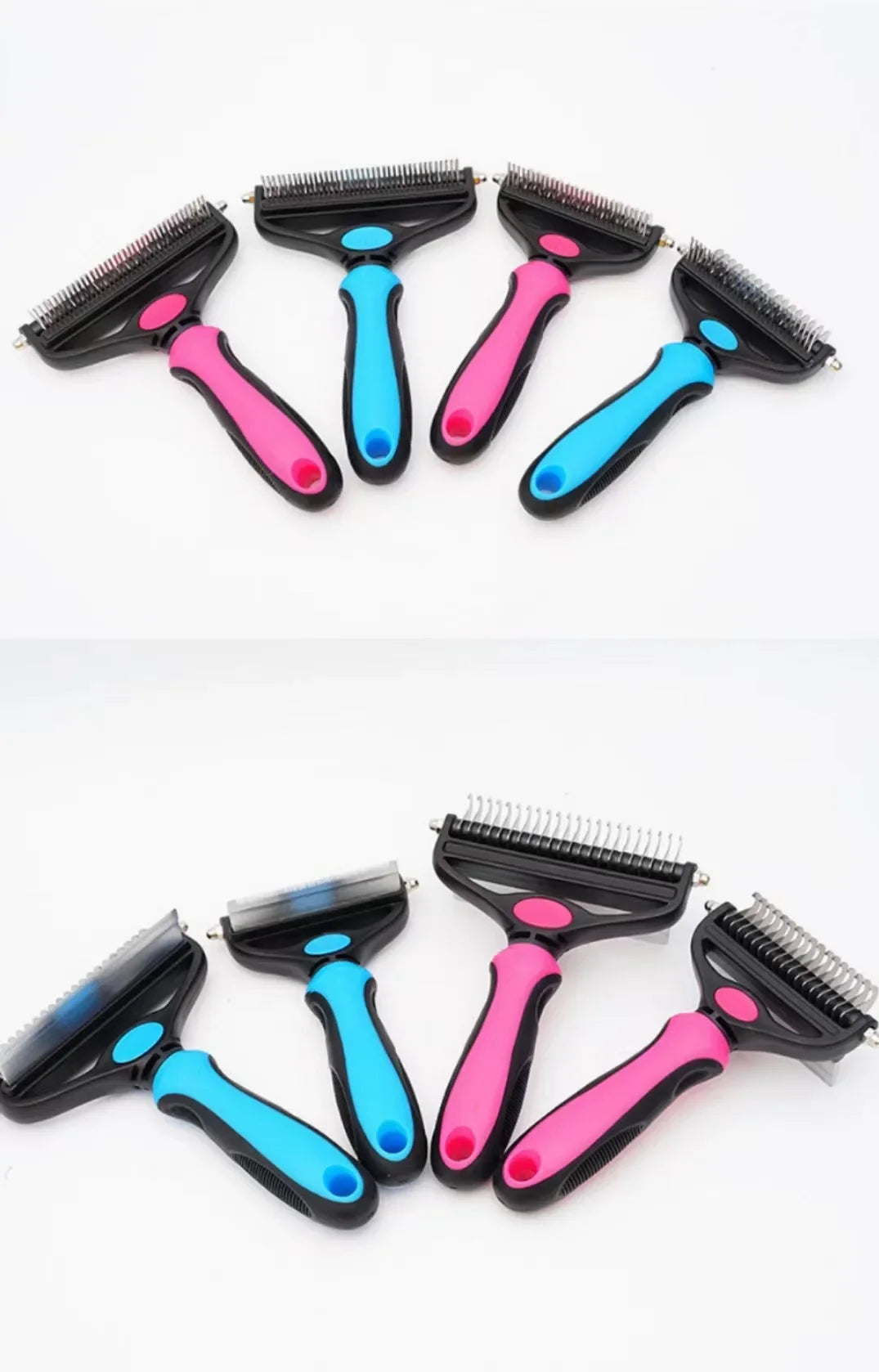Pet Grooming Comb Cat Grooming Knot Opener Fine Toothed Hair Brush Dog Hair Removal Comb