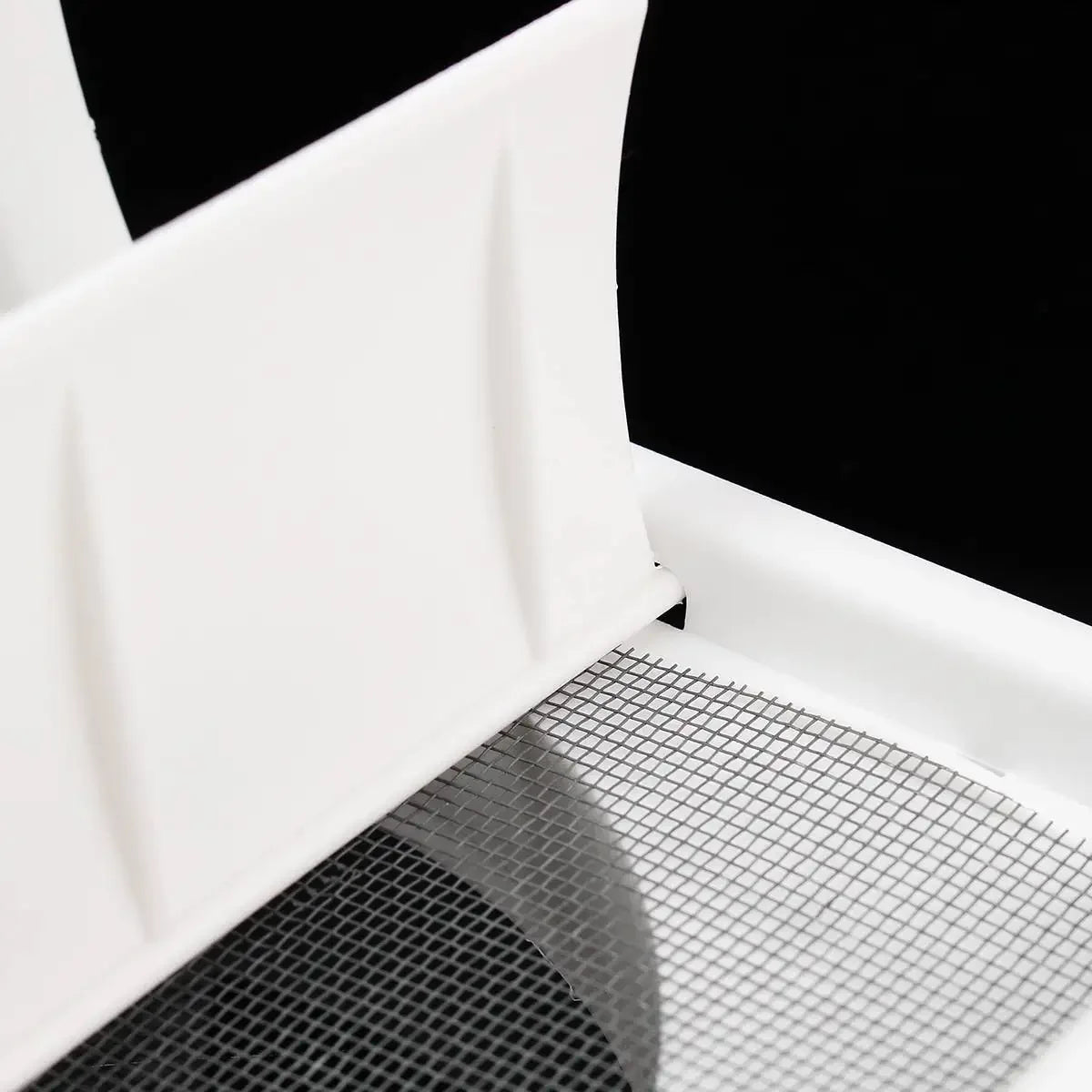 6 inch Air Vent Grille Ventilation Cover 200x200x40mm Plastic White Wall Grilles Duct Heating Cooling Vents For Kitchen Bathroom