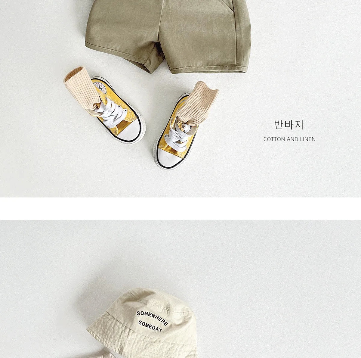 Ircomll 2 Pcs Summer Baby Workwear shorts 100% Organic Cotton for Infant Baby and Toddler, Boys, Girls Breathable Leisure Shorts