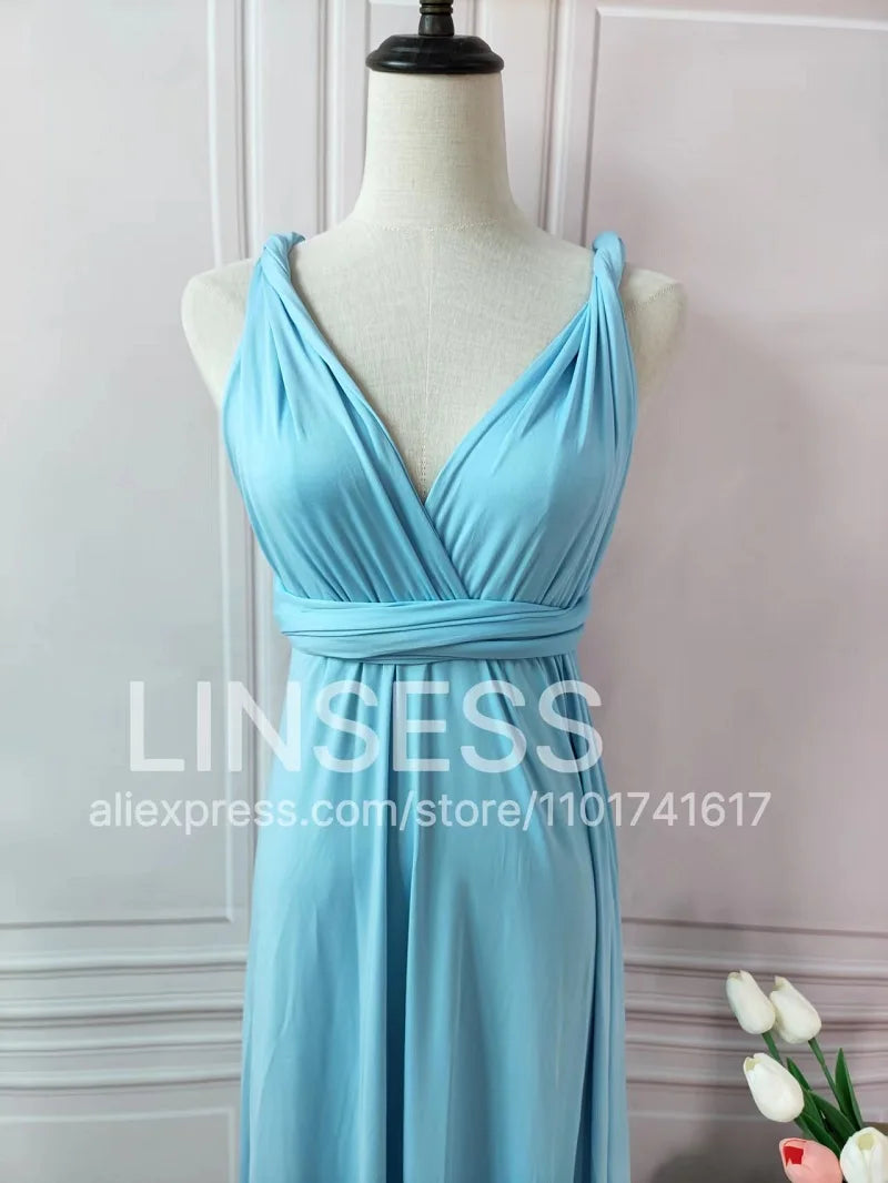 Multiway Maxi Dress Bridesmaid Dress Infinity Cocktail Dress Floor Length Bridesmaid Dress Maxi Dress for Bridesmaid Gifts