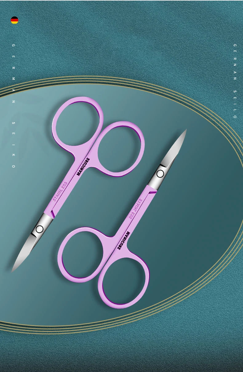 Professional Manicure Set 12/16 Pcs Full Function Kit Stainless Steel Pedicure Sets With Leather Portable Case Idea Gift