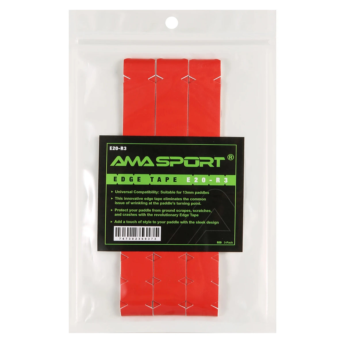 AMASPORT Pickleball Paddle Protection Tape 20mm/23mm/26mm  for 13mm/16mm/19mm Paddle-Navy Blue-Pickleball Edge Euard Tape
