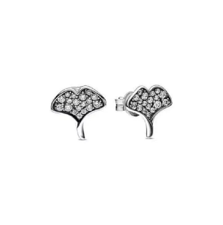 925 Silver Stud Earrings Hoop Earrings For Women Rose Flower Strawberry Butterfly Daisy Earrings Set Fashion Jewelry Gift