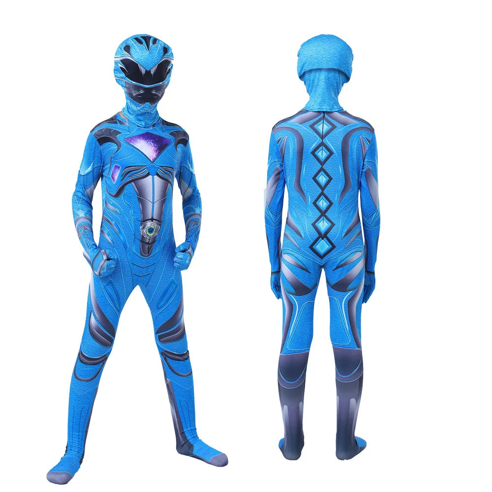 Kid Adult Samurai Sentai Shinkenger Rangers Costume Adult Kids Superhero Cosplay Halloween Birthday Party Jumpsuit Zentai Suit