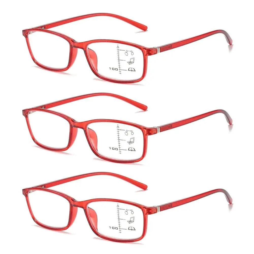 Retro Progressive Multi-Focus Reading Glasses For Men Women Anti-blue Light Near Far Presbyopia Eyeglasses