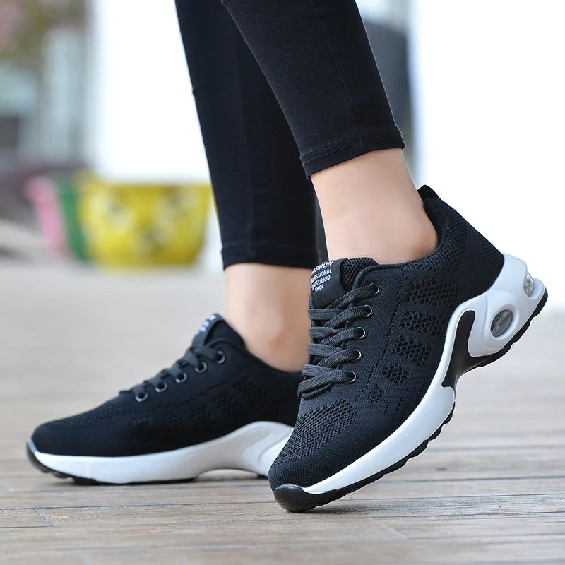 Women Running Shoes Breathable Casual Shoes Outdoor Light Weight White  Sports Shoes Casual Walking Sneakers for Wamen
