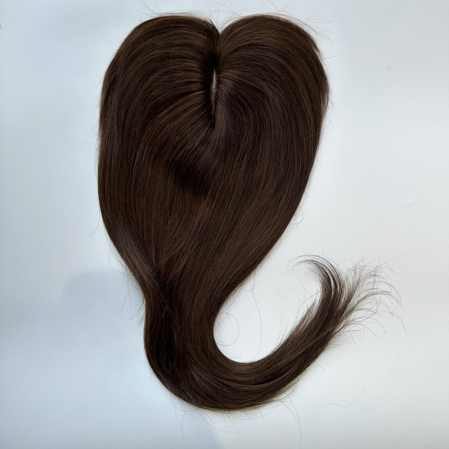 Natural Hair Topper Human Hair Accessories For Women Straight Hair Clips Wigs 18inch Lady Hairpieces Machine Made Base Toppers