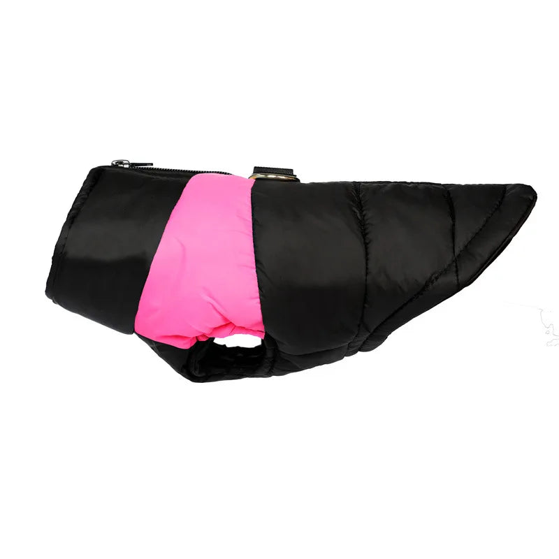 Warm Dog Coats Vest, Waterproof Dogs Jacket Fleece Pet Winter Cold Weather Coat Dogs Cozy Snow Jackets Outfits for Dogs Puppy