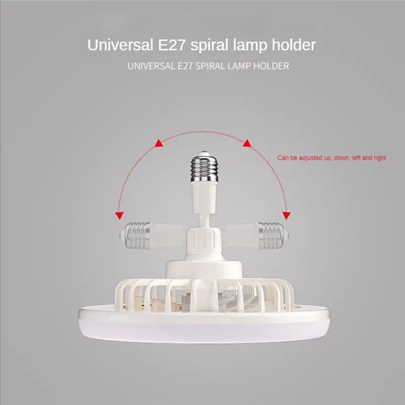 [B25B!】 Ceiling Fan With Remote Control And Light 30W LED Lamp Fan Smart Silent Ceiling Fan E27 Converter Base