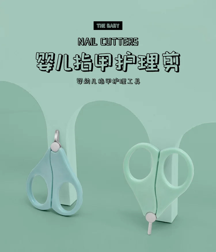 Convenient Daily Baby Nail Shell Shear Mini Nail Clippers Scissors Cutter  Manicure Tool Baby Nail Care Newborn Baby