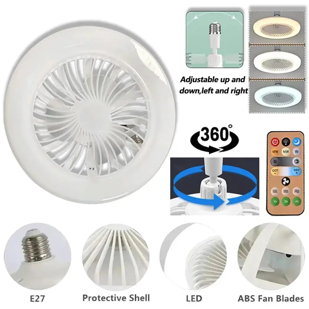 Aromatherapy Fan Lamp Bedroom Light Ceiling Light Silent Electric Fan Pendant Light LED Study And Dining Room Lighting