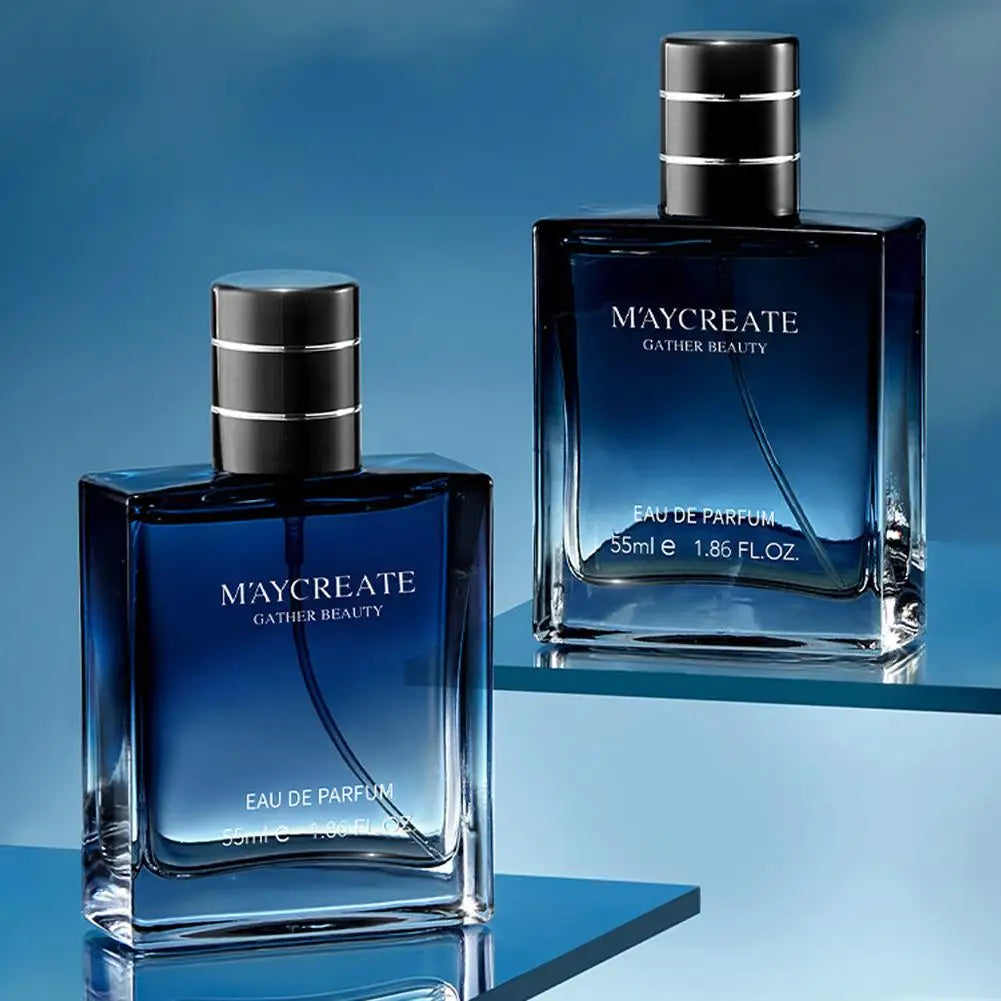 55ml Men's Cologne Perfume Spray Gu Long, Woody Long-lasting Fresh Charm Light Fragrance Floral Fragrance