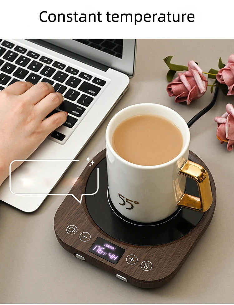 110V/220V Coffee Mug Warmer Timing Cup Heater Hot Tea Makers Heating Pad Warmer Coaster Electric Hot Plate Coffee Heater 36W