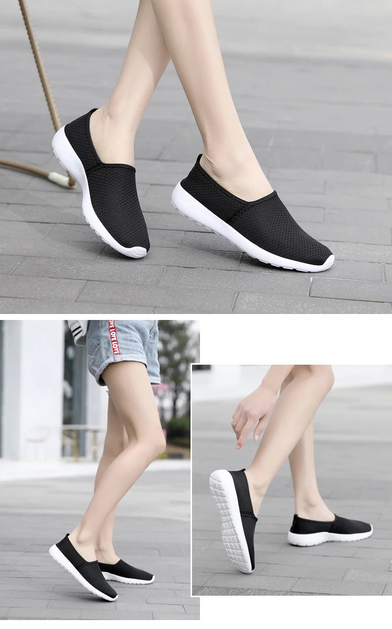 Breathable Women Running Shoes Lightweight Anti-slip Female Sports Shoes Outdoor Soft Loafers Women's Sneakers Fashion Tennis