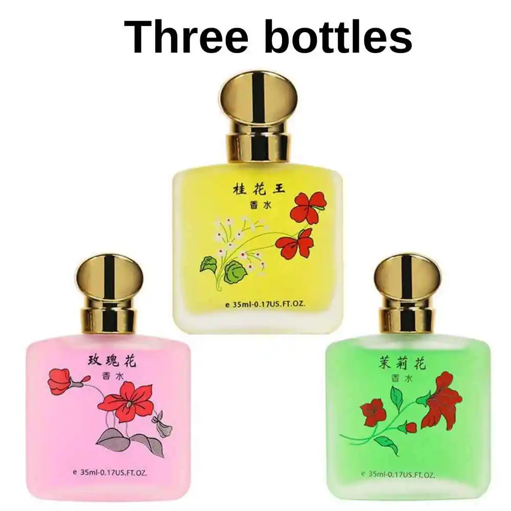Osmanthus Perfume for Men Women Unisex Long Lasting Fresh Delicate Floral Scent with Rose Jasmine Student Fragrance 35ml Parfum