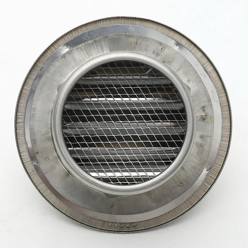 Round Wall Vent Cover, 304 Stainless Steel Vent, Hemispherical Grille Vent Cover, Wall Vent Cover, Stainless Steel Exhaust Vent, Round Vent Cover Suitable for Outdoor Ventilation Systems, Dryer Exterior Vent Cover, Stainless