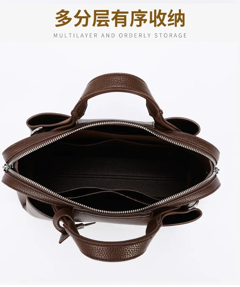 Luxury leisure travel zipper shoulder bag, high-quality design handbag, classic and trendy women's backpack
