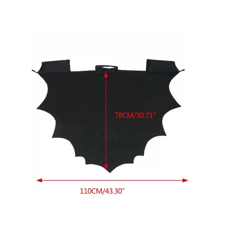 Halloween Bat Costume Bat Wing Cape Halloween Cosplay Costume for Kids