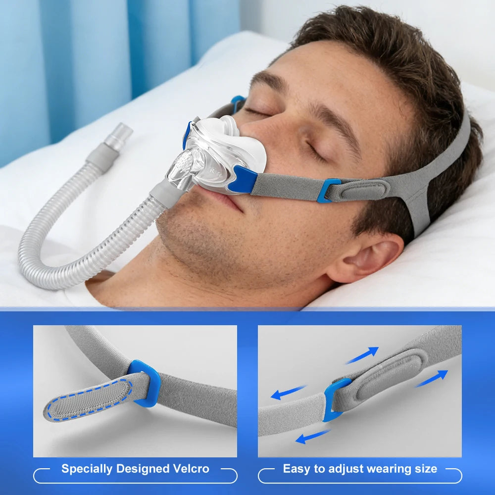 All-in-One P10 CPAP Nasal Pillow Replacement Kit AirFit P10 CPAP Nasal Pillow Set with Headgear 3 Cushions Tubing & Frame System