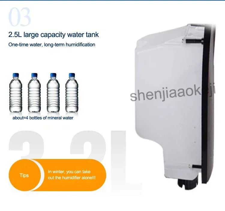 Office air humidifier Electric Fan Water mist fan Air condition fans cold fog fan remote control 12h timing