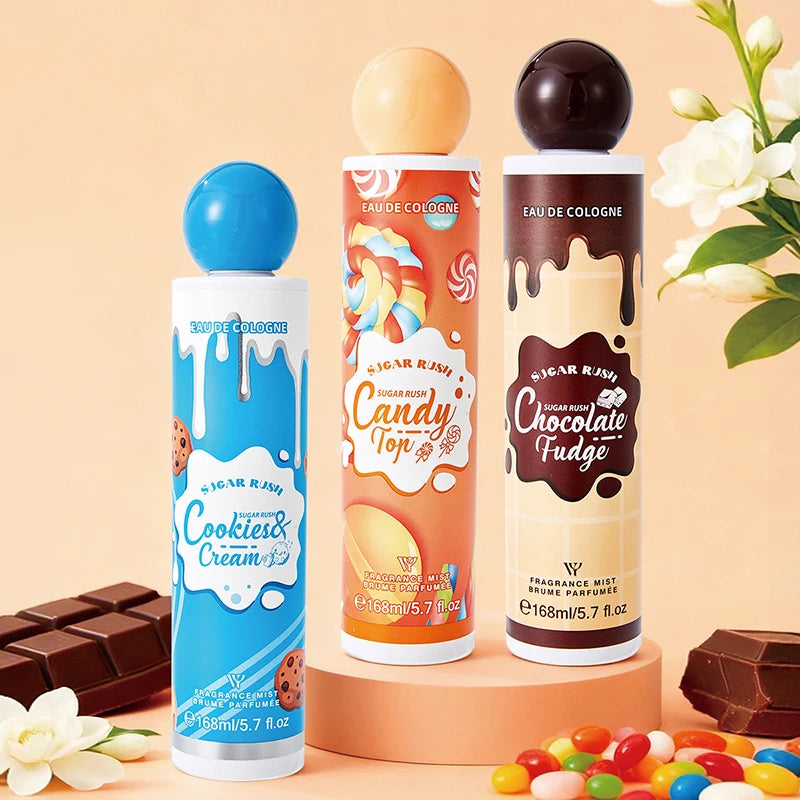 Rich Gourmand Perfume Unisex Fresh Berry Sweet Cookie Chocolate Cream Eau De Toilette Lasting Alluring Scent Body Spray 168ml