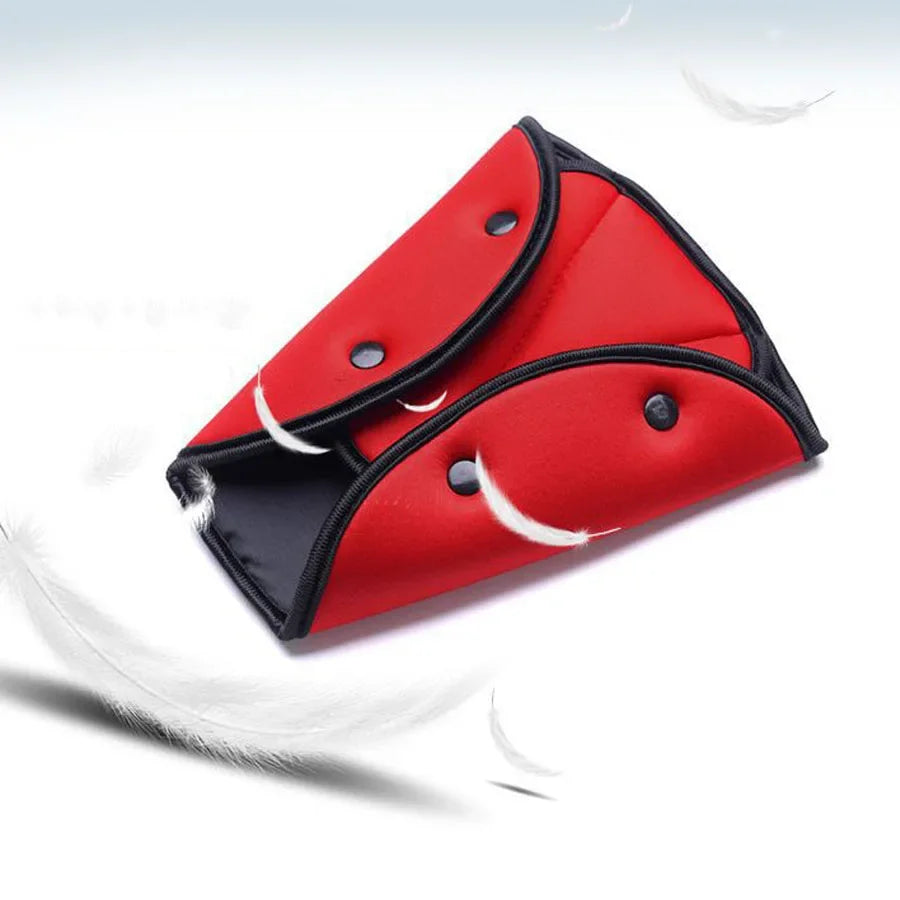 Seat Belt Adjuster for Kids Adults Adjuster for Kid Seat Belt Clips Safety Strap Triangle Positioner Car Seat Strap Pads Cover