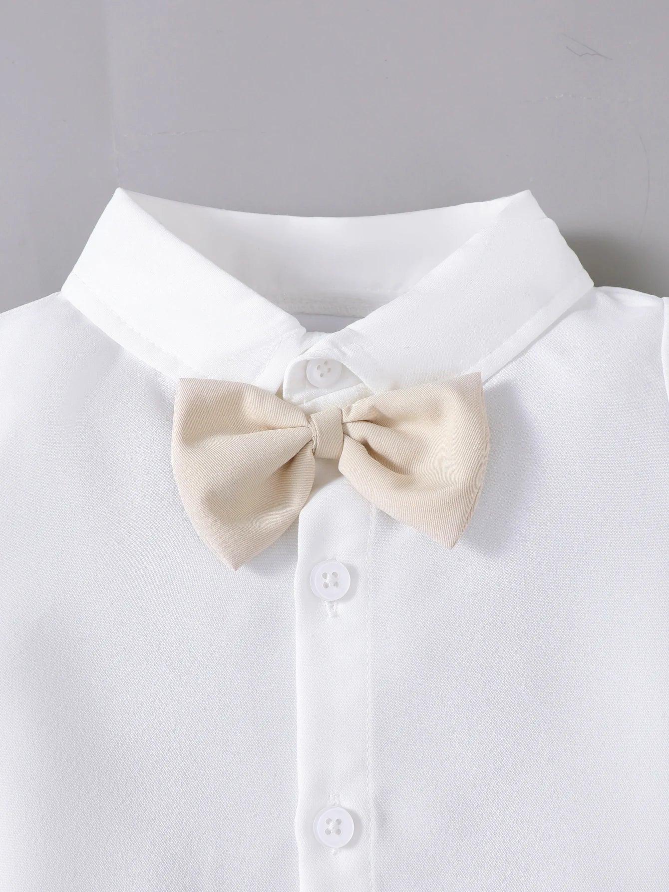 Summer  0-3 Years Old  Infant Baby  Girls  Short  Sleeved Lapel  Top  and Straps  Shorts   Casual  2-Piece  Set