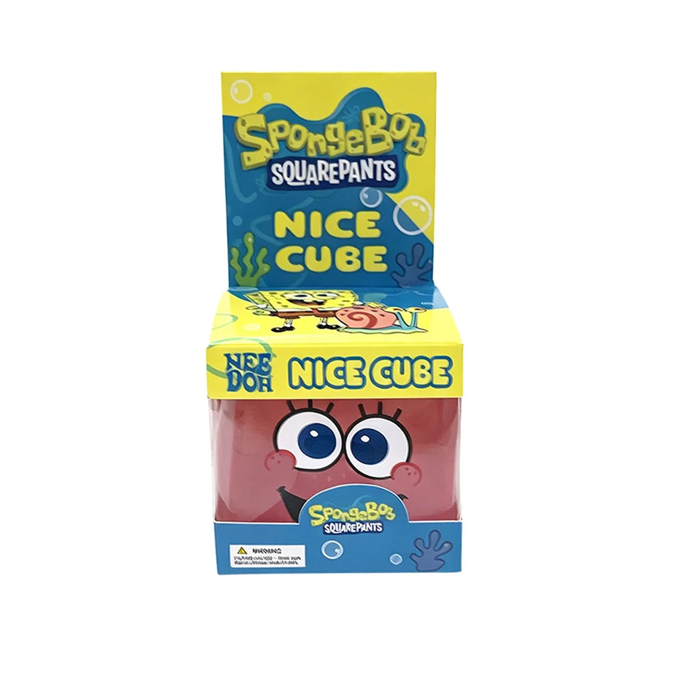 Squishy In Stock SpongeBob Squishy Stress Relief Cube Toy, Malt Sugar Slow Rebound Squeeze Fidget Toy Birthday Gift