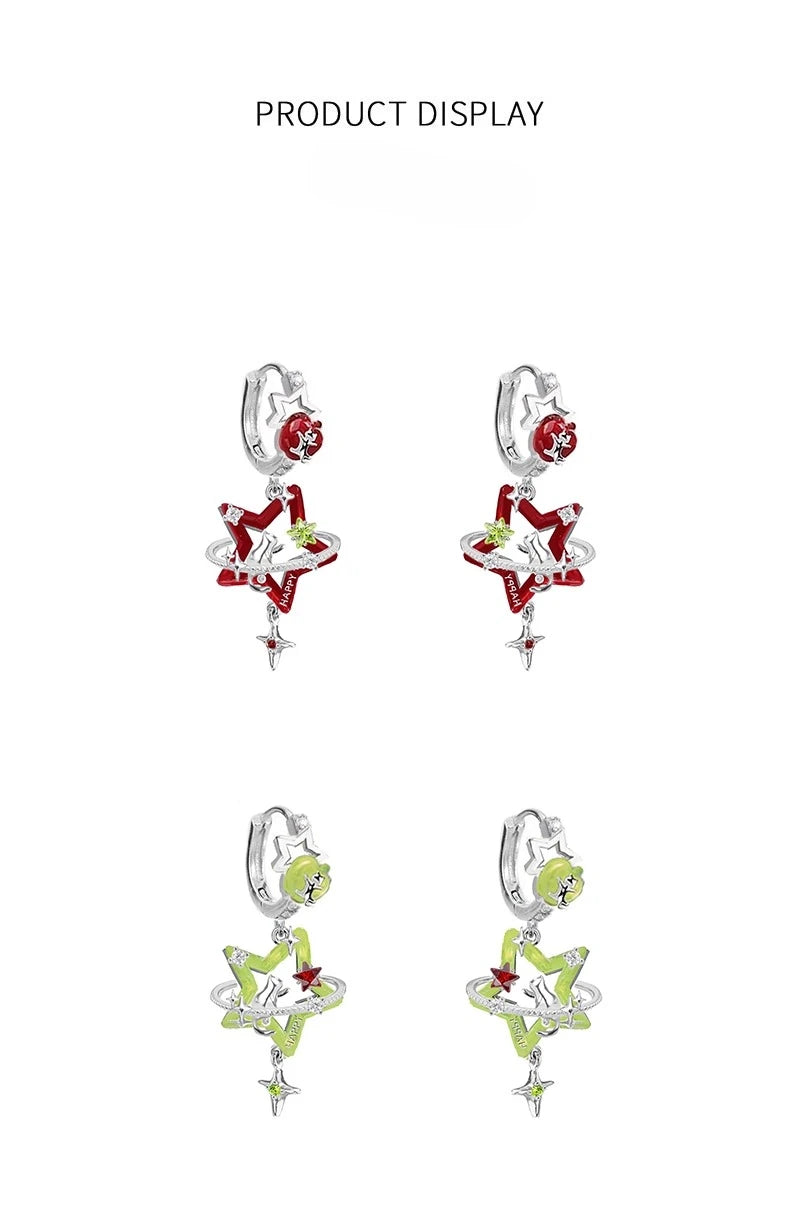 MASW Original Design Luxury Temperament Star Dangle Earrings For Women Female Gifts Fashion Jewelry Ear Accessories 2025 New