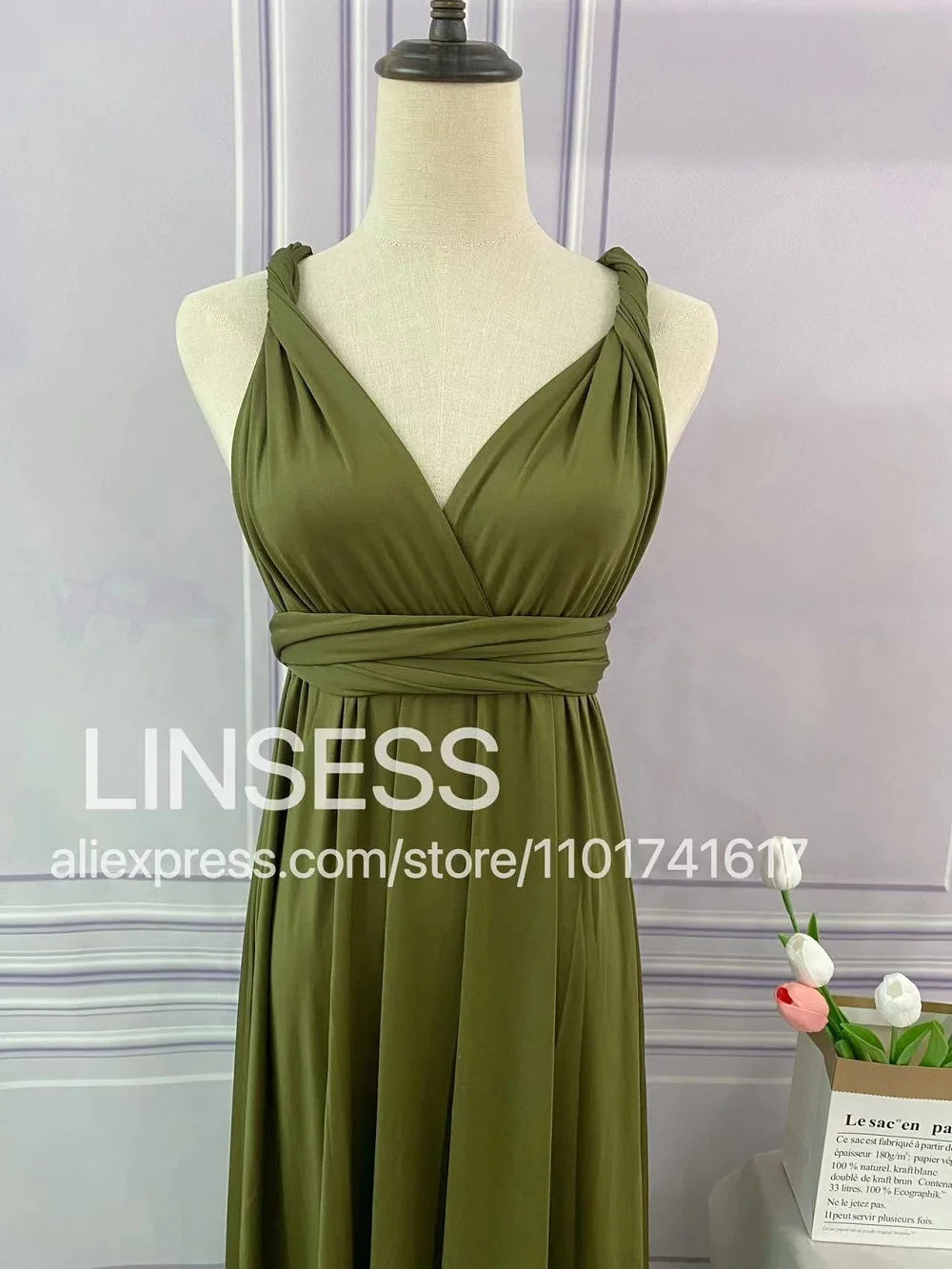 Multiway Maxi Dress Bridesmaid Dress Infinity Cocktail Dress Floor Length Bridesmaid Dress Maxi Dress for Bridesmaid Gifts