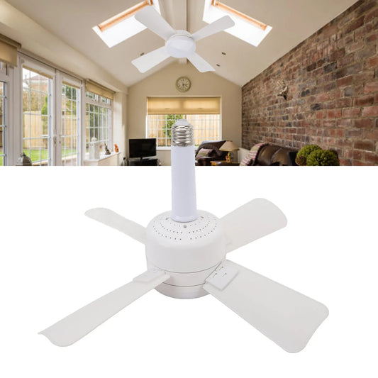 LED Ceiling Fan Light Dimmable 1000LM Screw In Ceiling Fans with LED Lights and Remote for Bedroom Kitchen Living Room